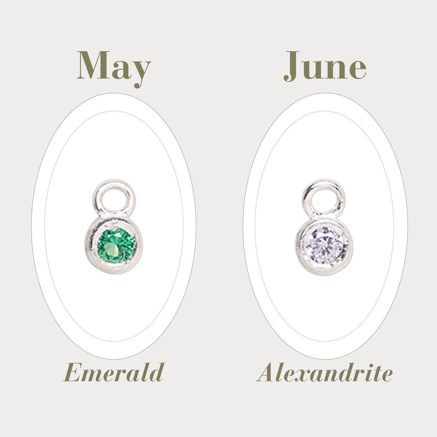 Birth Stone Charm Add on