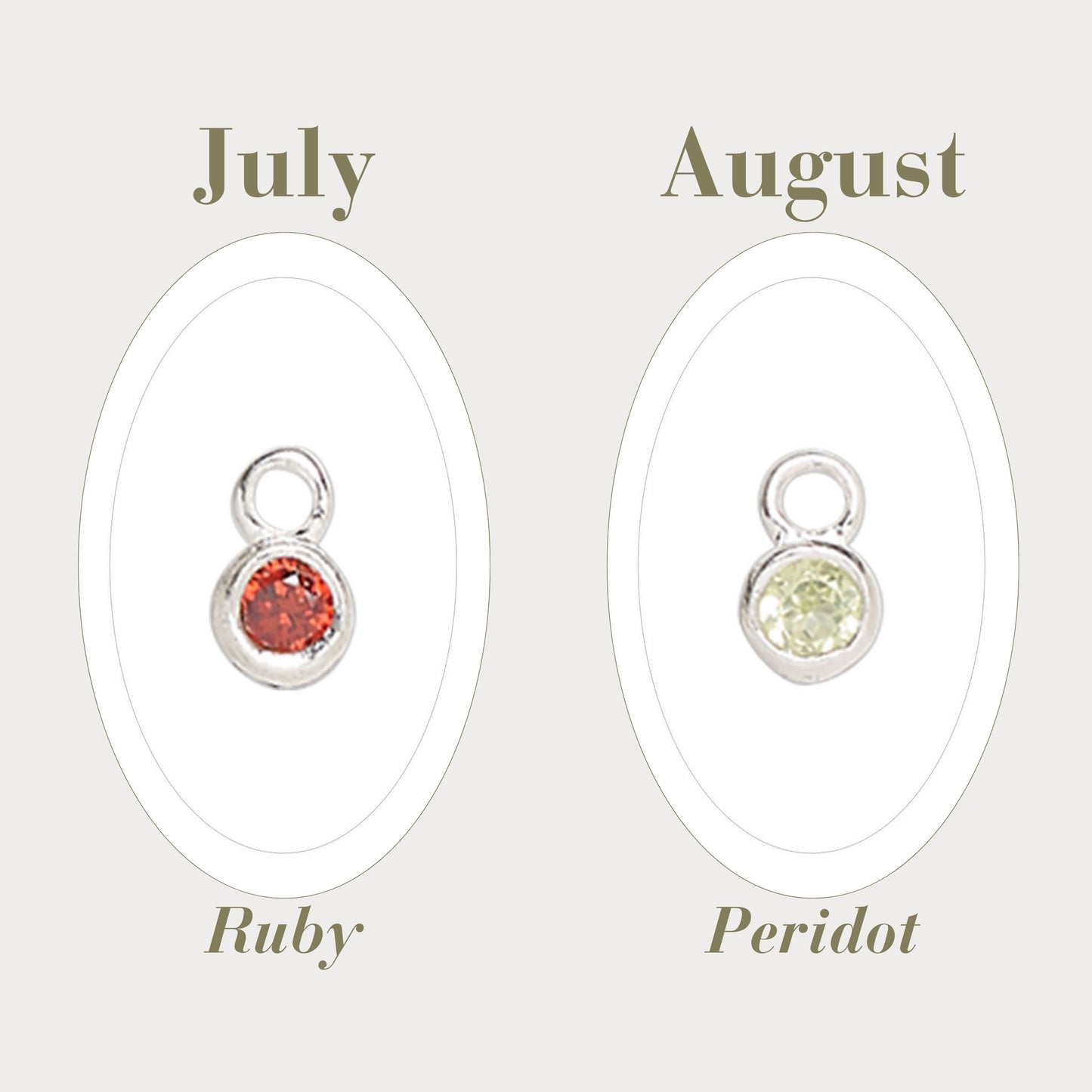 Birth Stone Charm Add on