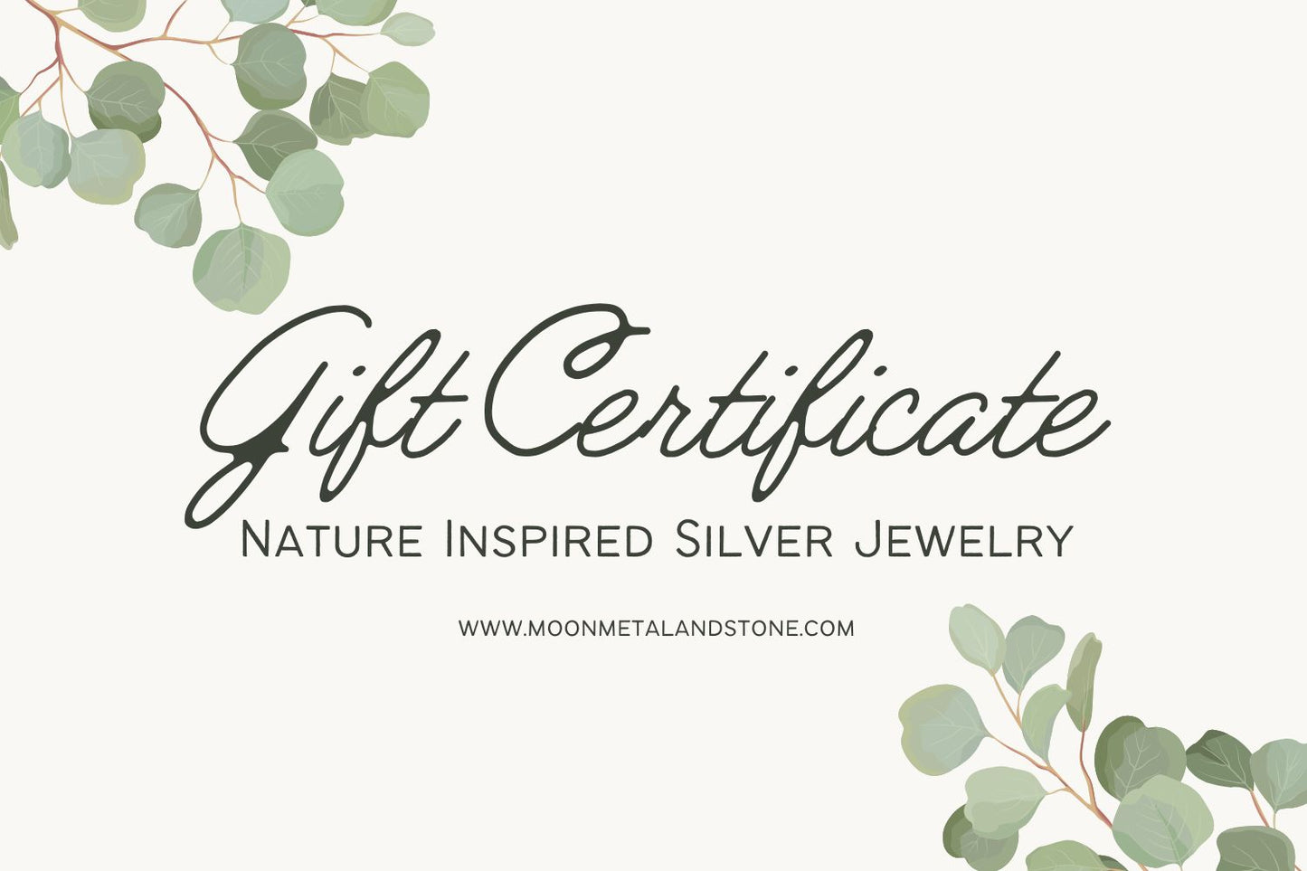Moon Metal & Stone Gift Card