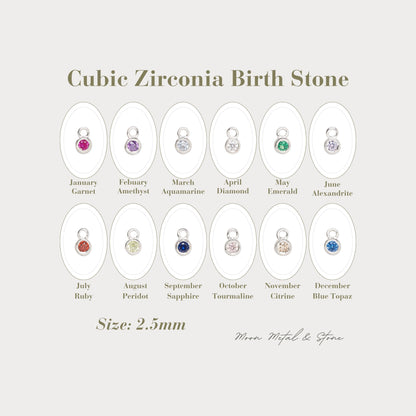 Birth Stone Charm Add on