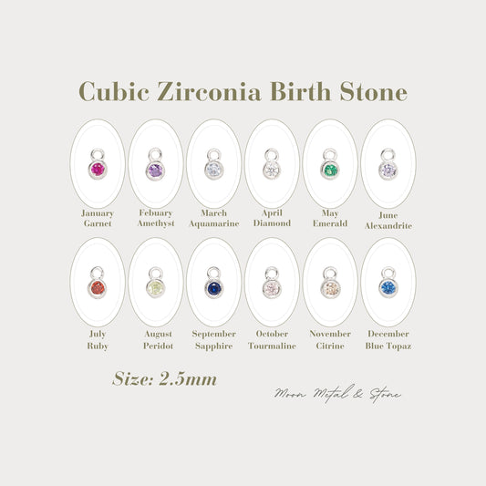 Birth Stone Charm Add on