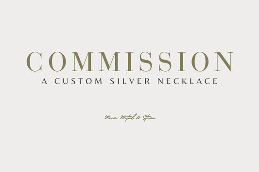 Custom Silver Pendant Necklace