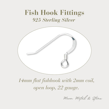 Custom Set of Silver Dangle Earrings