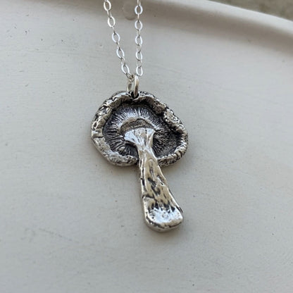 Shiitake Mushroom Necklace