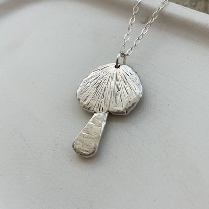 Shiitake Mushroom Necklace