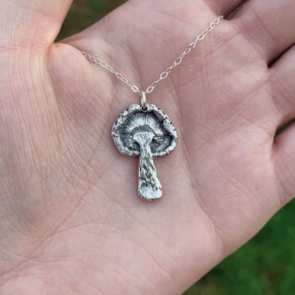 Shiitake Mushroom Necklace
