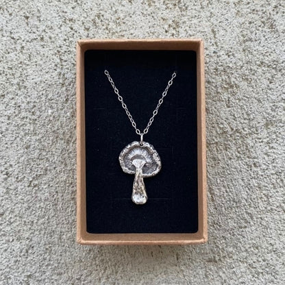 Shiitake Mushroom Necklace