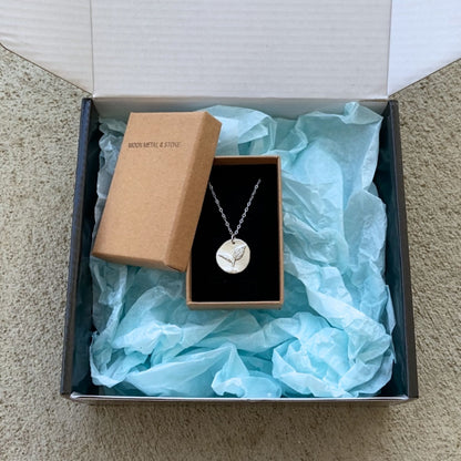 Silver Seedling Necklace